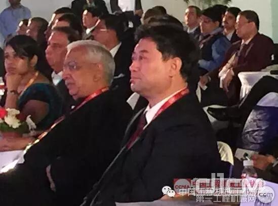 中國工程機(jī)械工業(yè)協(xié)會副會長兼秘書長蘇子孟出席開幕式